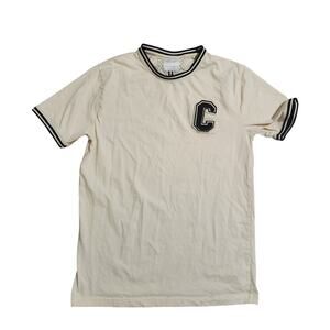 Cactus Man Ricky Singh Cream Varsity Tee Men M